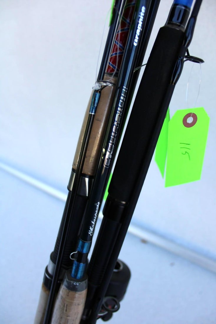 (4) Asst. 2-Piece Fishing Poles - 4