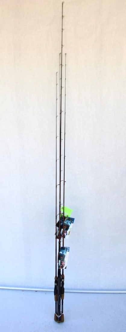 (4) Eagle Claw Trokar Fishing Poles - 5