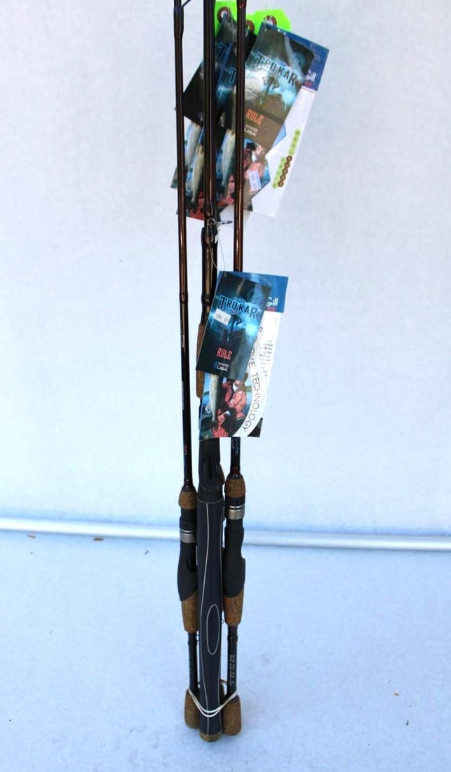 (4) Eagle Claw Trokar Fishing Poles - 6