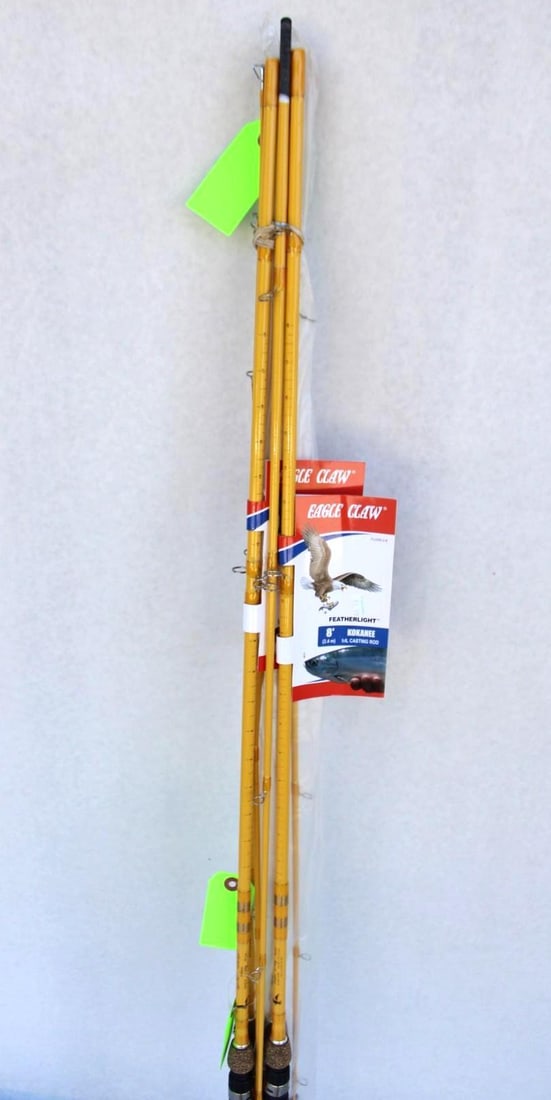 (4) Eagle Claw Featherlight Kokanee - 4