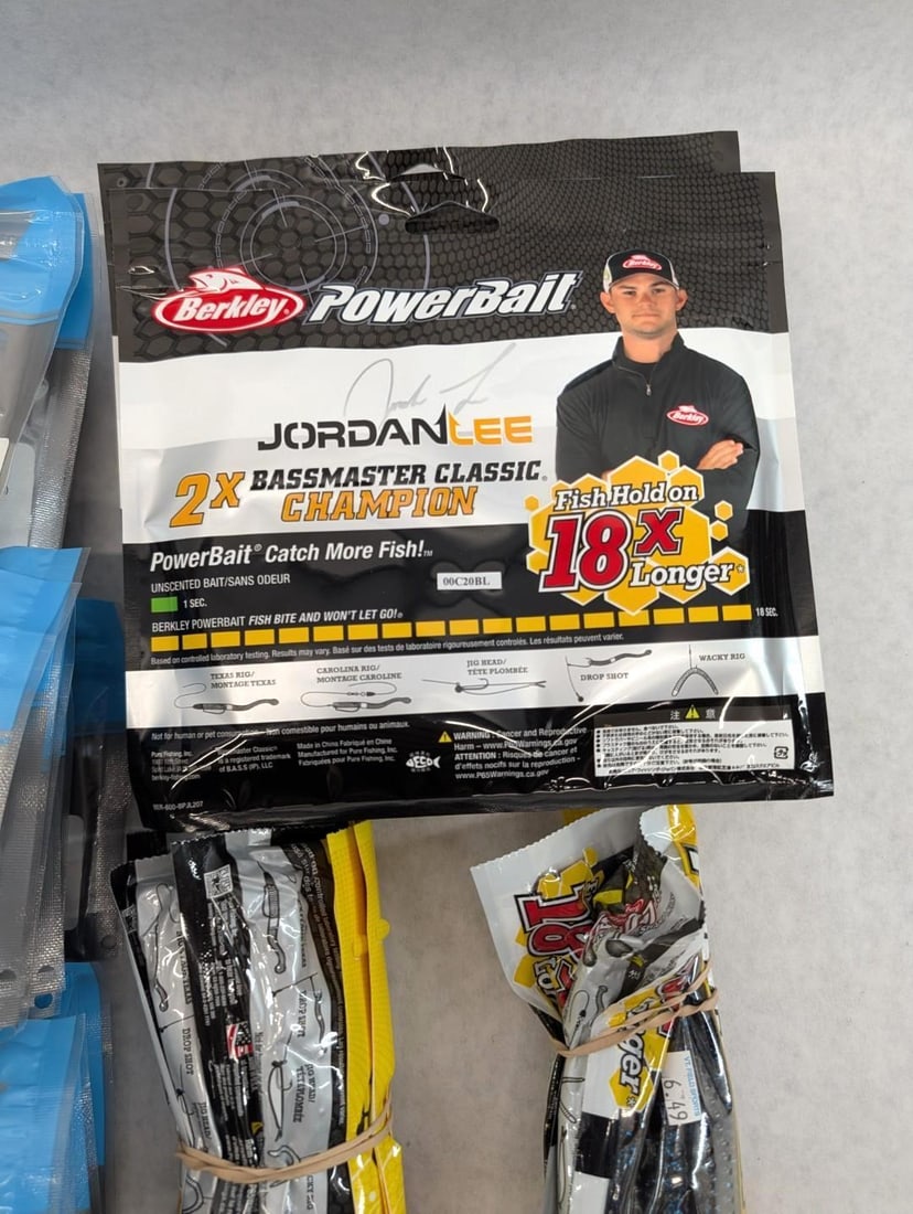 (40+/-) Packages of Asst. Rubber Bait - 4
