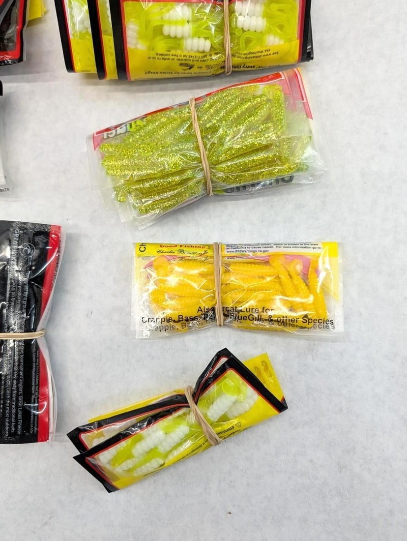 (50+/-) Packages of Asst. Rubber Bait - 2