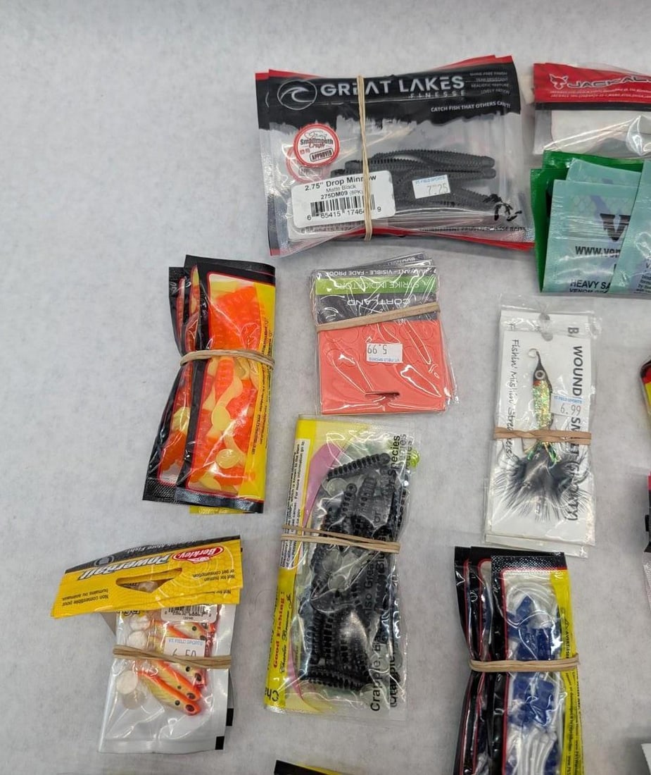 (50+/-) Packages of Asst. Rubber Bait - 7