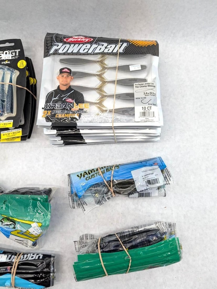 (34+/-) Packages of Asst. Rubber Bait - 2