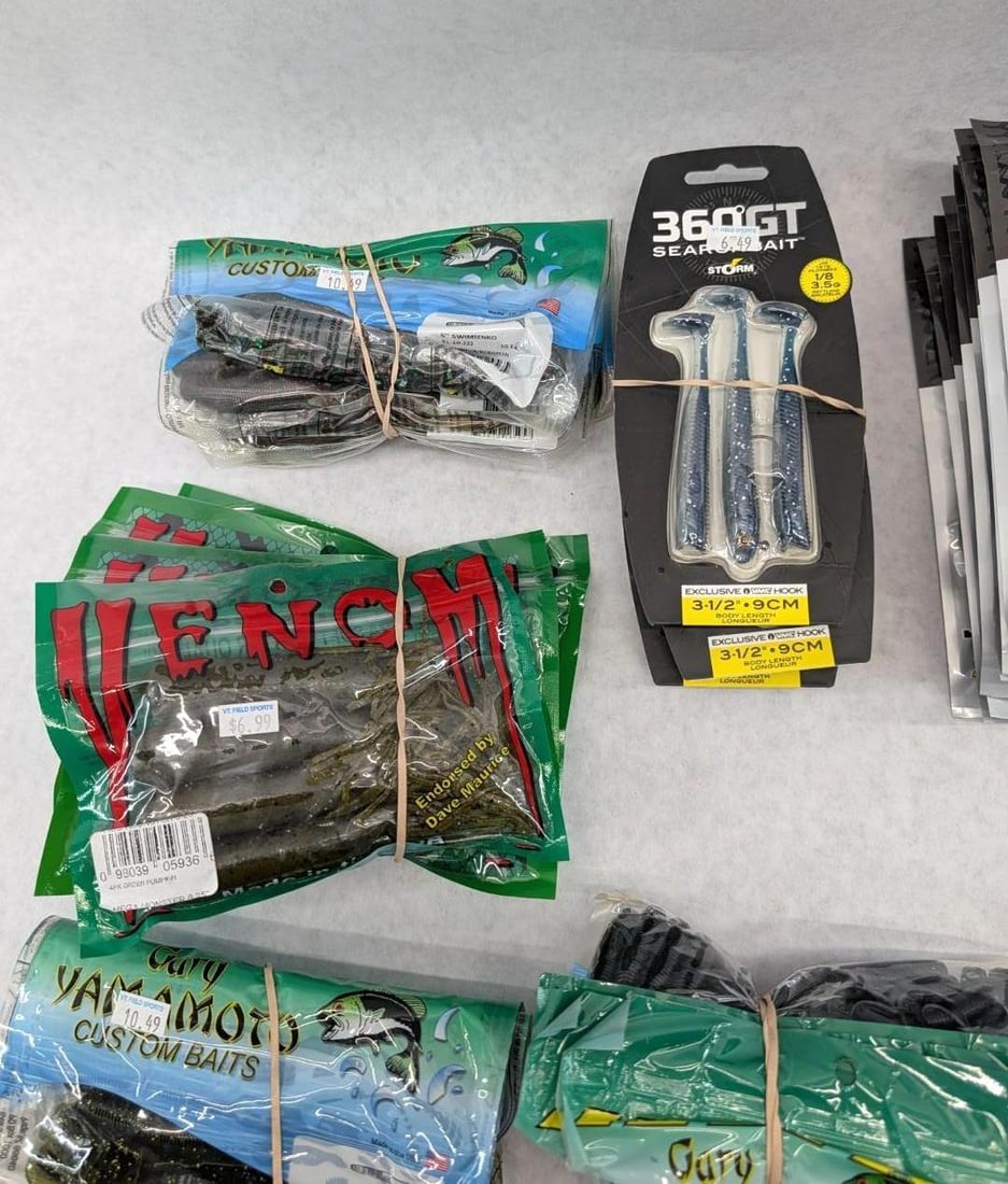 (34+/-) Packages of Asst. Rubber Bait - 3