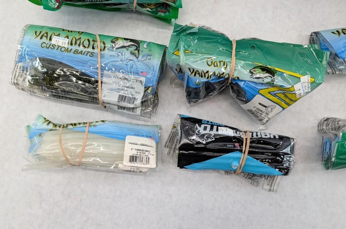 (34+/-) Packages of Asst. Rubber Bait - 4