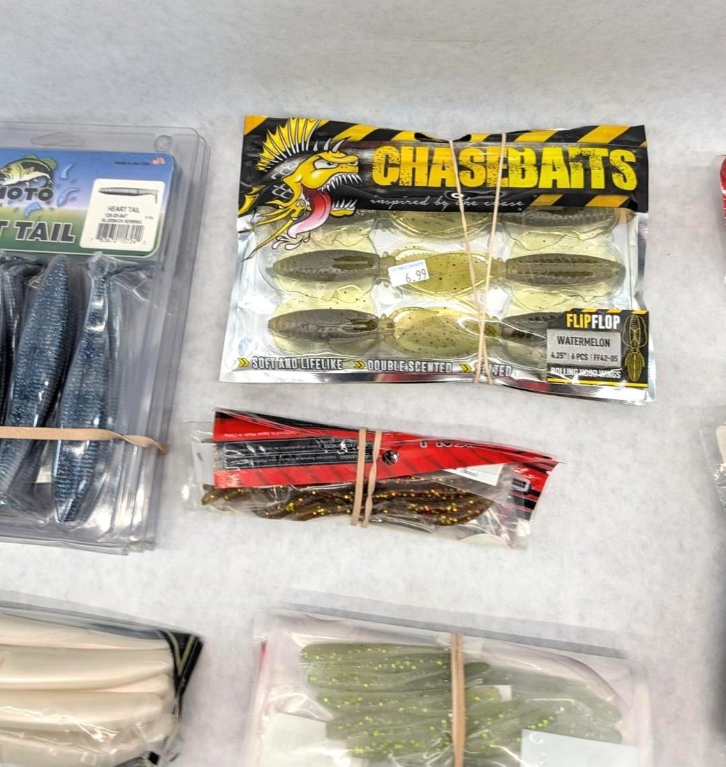 (28+/-) Packages of Asst. Rubber Bait - 7