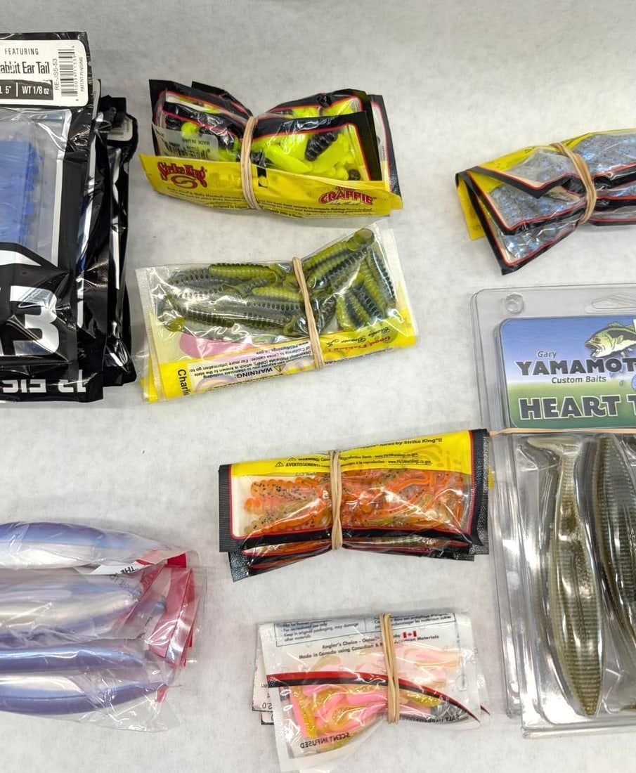 (30+/-) Packages of Asst. Rubber Bait - 3
