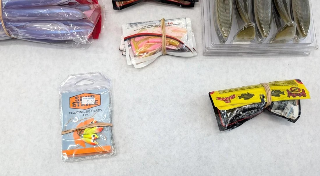 (30+/-) Packages of Asst. Rubber Bait - 5