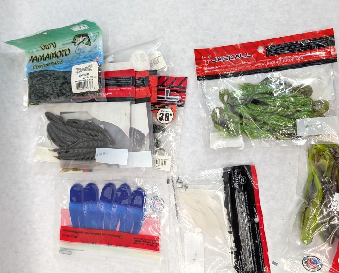 (64+/-) Packages of Asst. Rubber Bait - 2