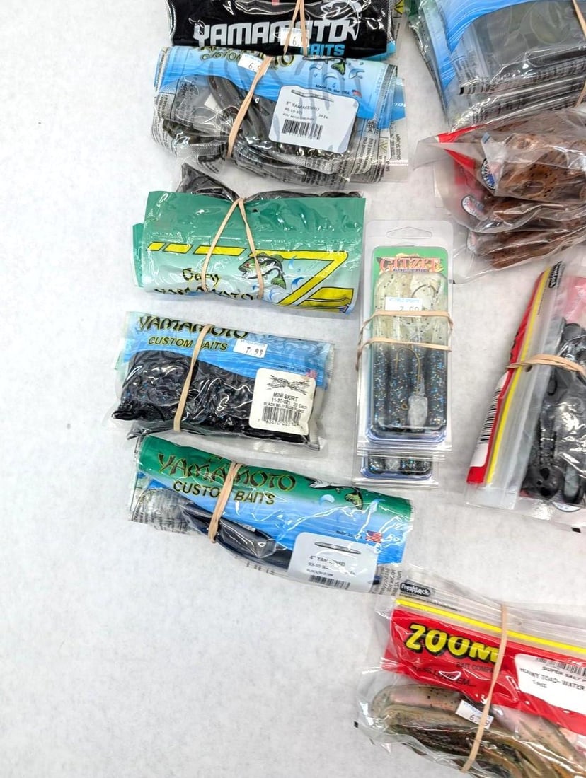 (52+/-) Packages of Asst. Rubber Bait - 4
