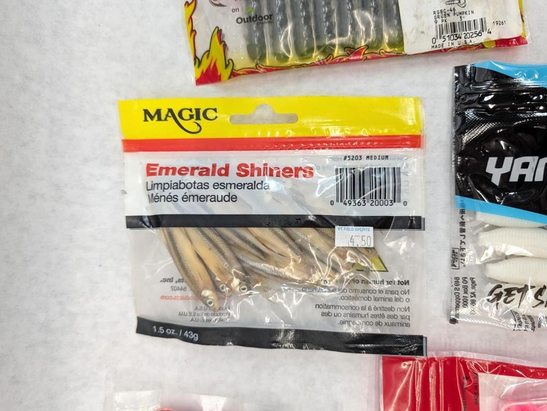 (25+/-) Packages of Asst. Rubber Bait - 2