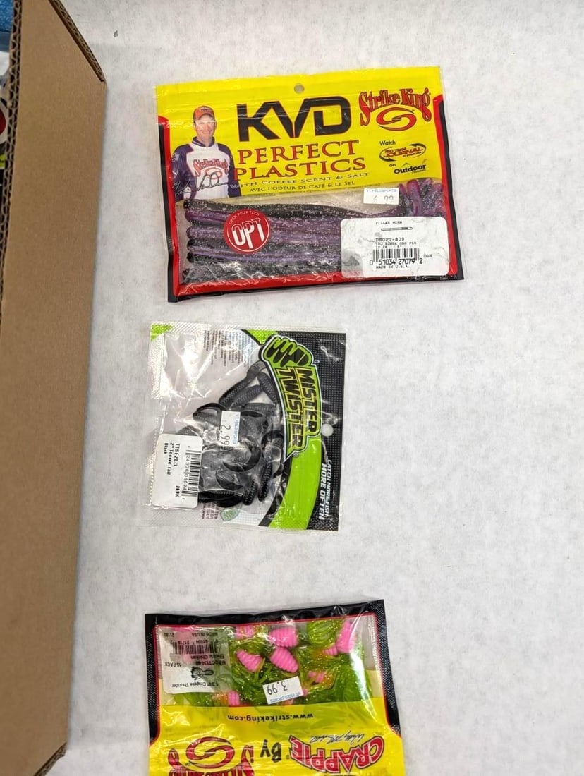 (48+/-) Packages of Asst. Rubber Bait - 3
