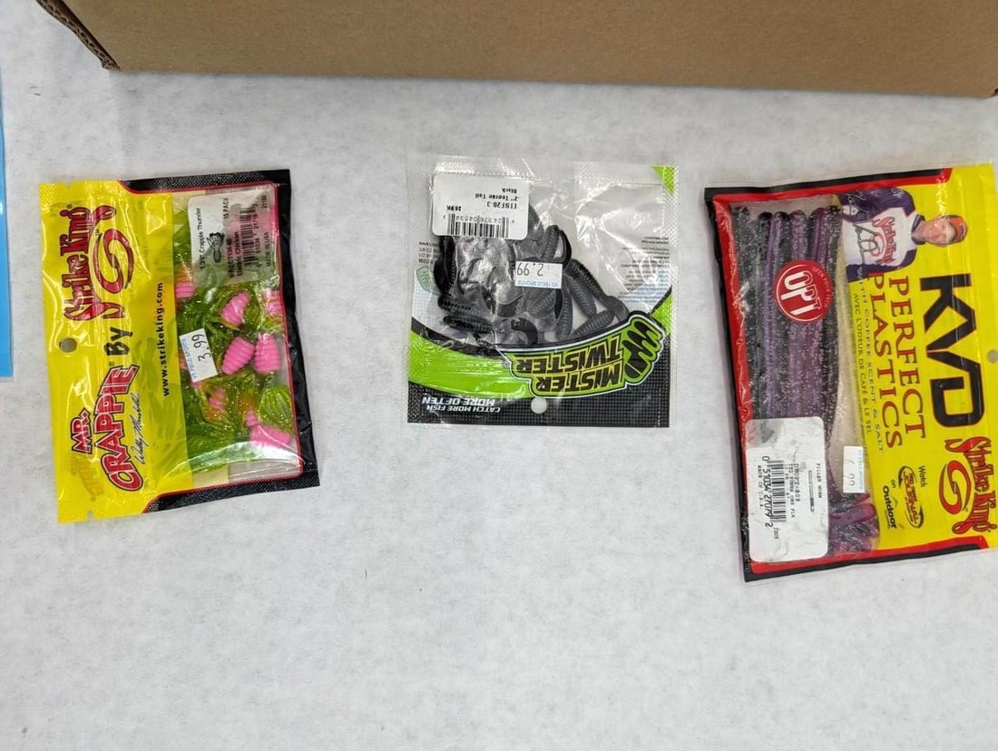 (48+/-) Packages of Asst. Rubber Bait - 5
