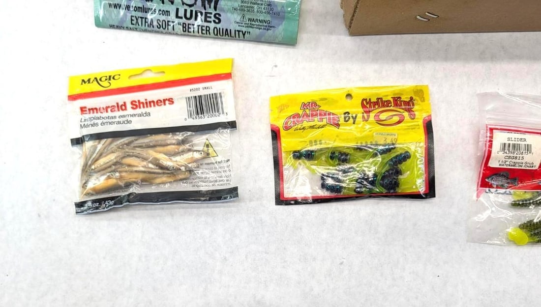(48+/-) Packages of Asst. Rubber Bait - 7