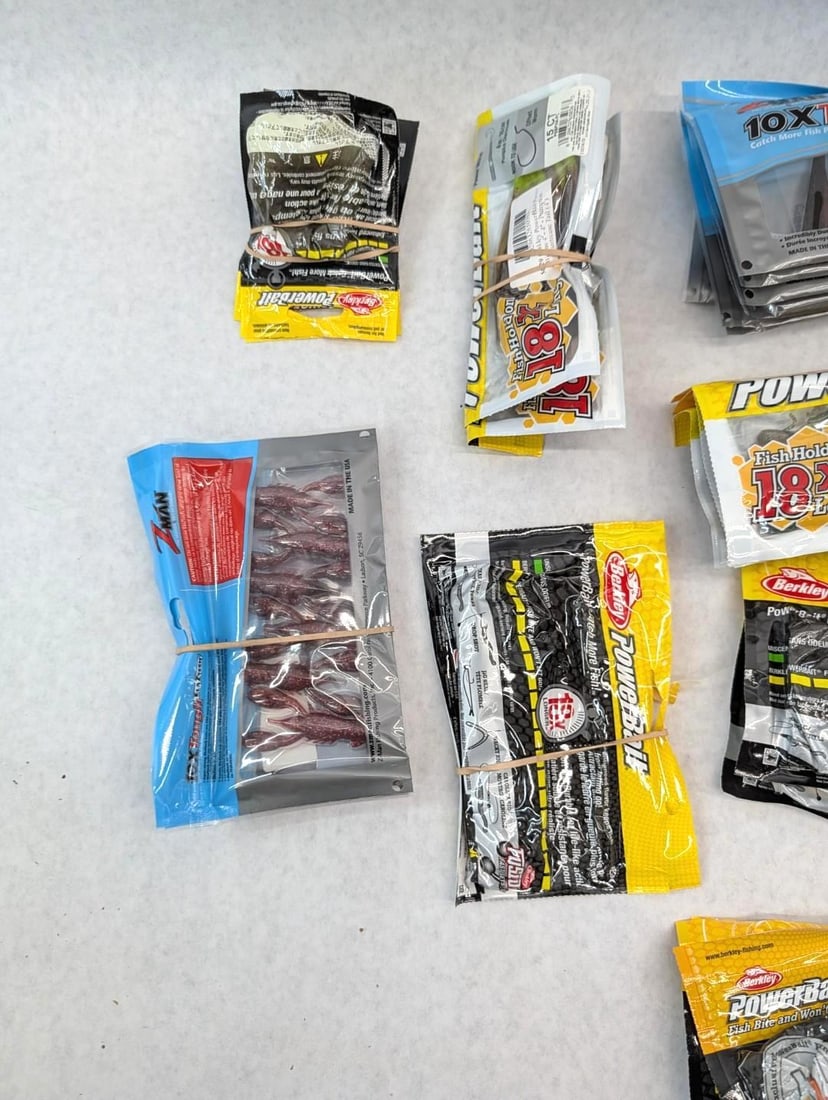 (67+/-) Packages of Asst. Rubber Bait - 2