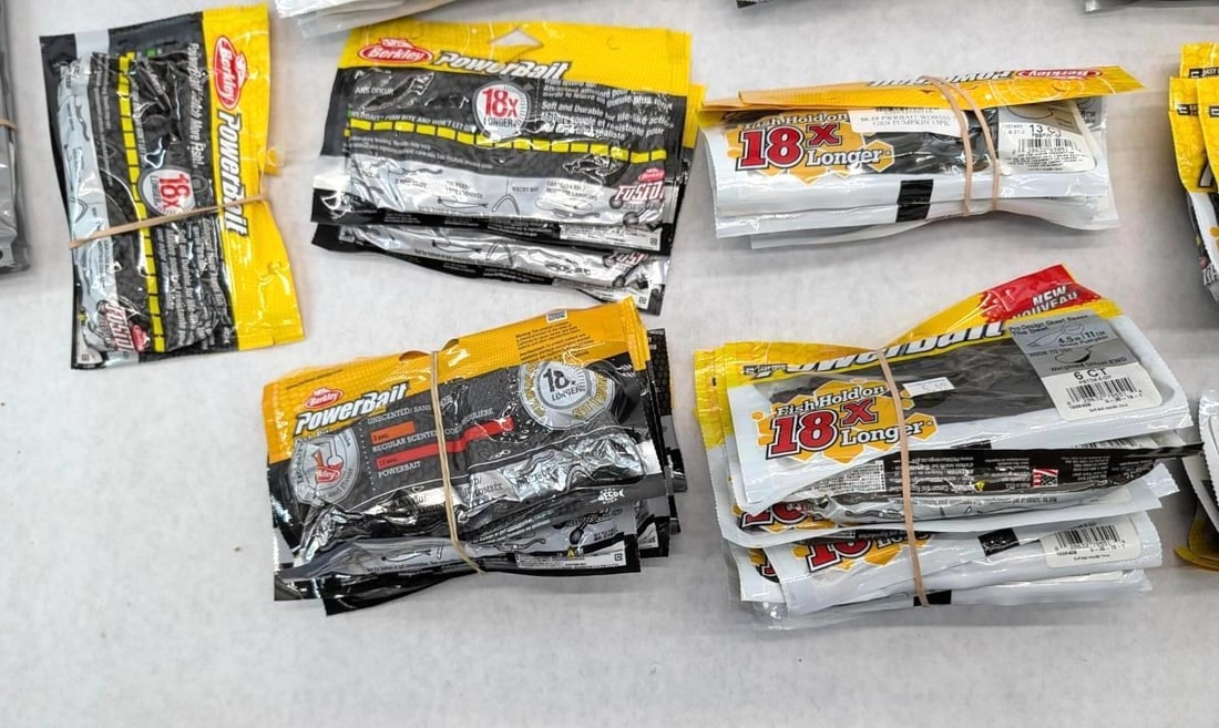 (67+/-) Packages of Asst. Rubber Bait - 7