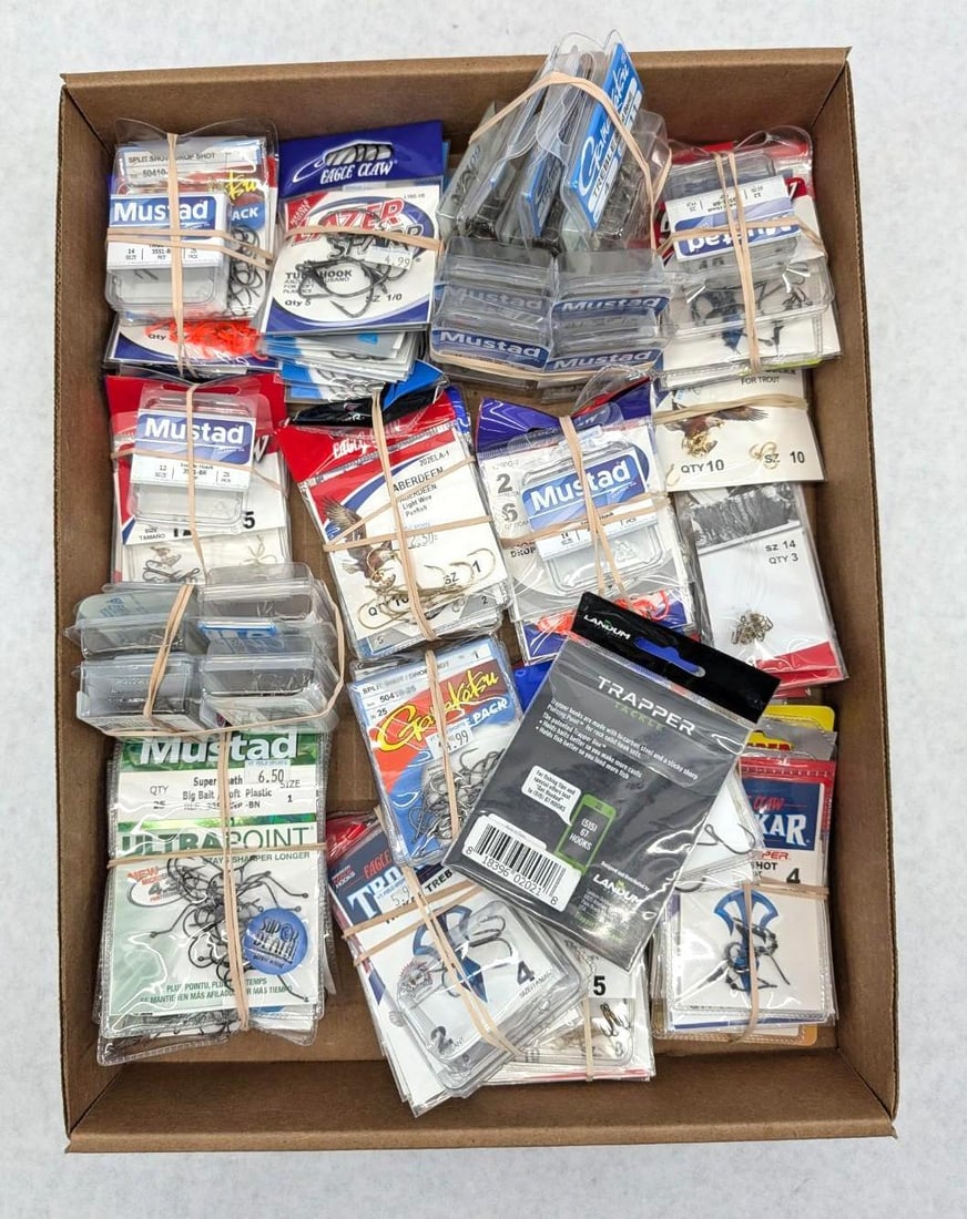 (114+/-) Packages of Asst. Fish Hooks (1 of 1)