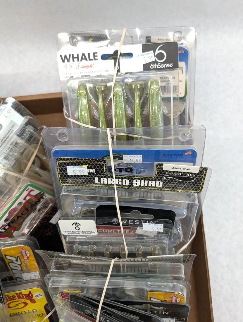 (50+/-) Packages of Asst. Jigs, Lures & Parts - 2