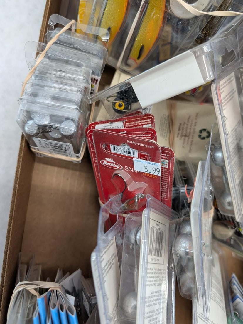 (90+/-) Packages of Asst. Jigs, Lures & Parts - 11