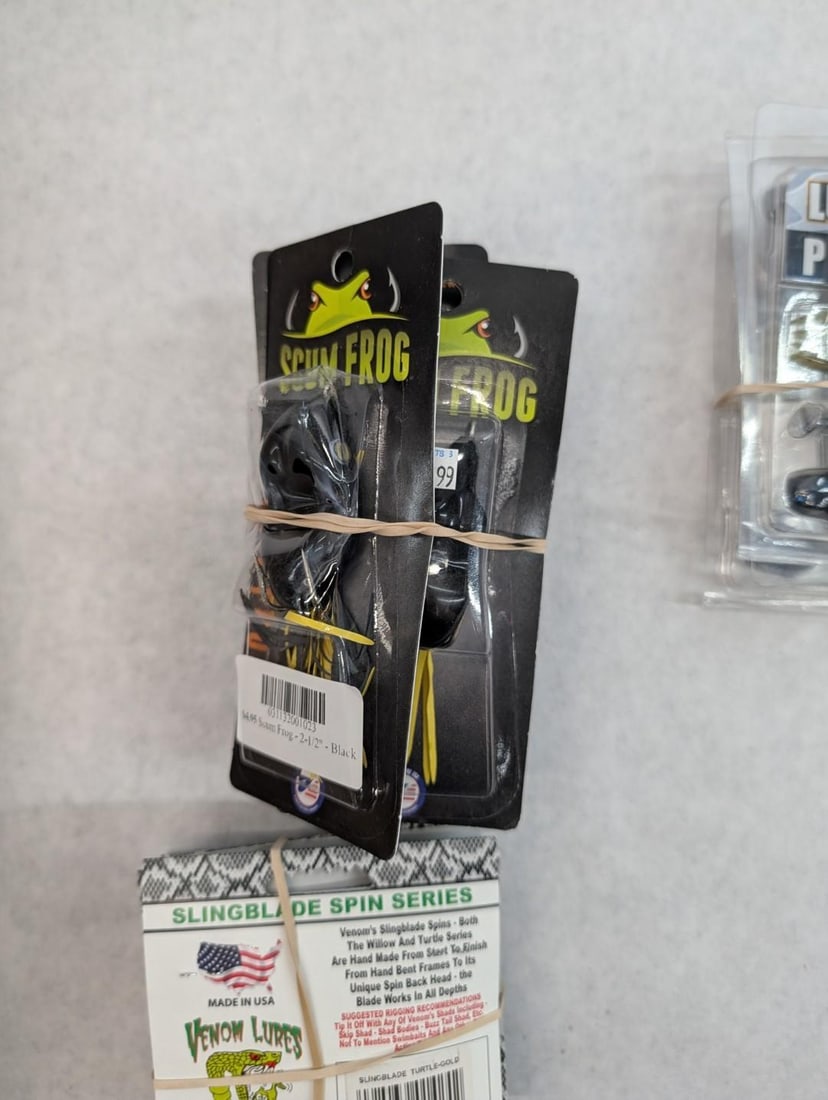 (90+/-) Packages of Asst. Jigs, Lures & Parts - 6