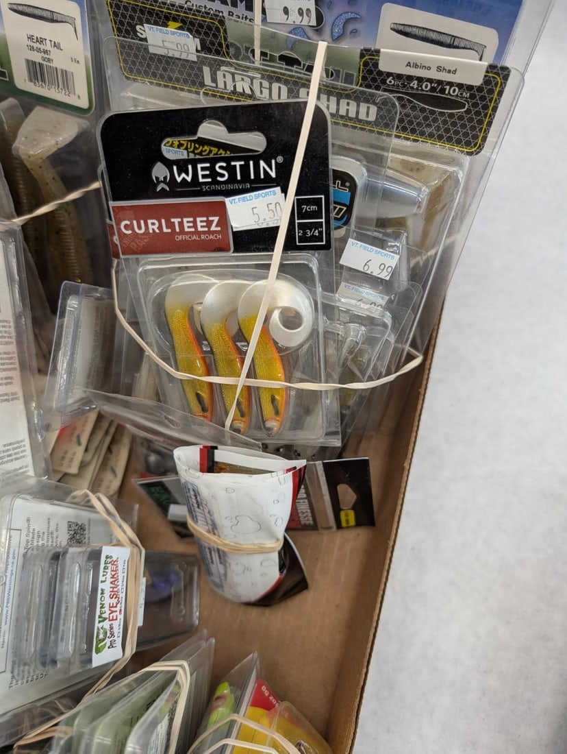(90+/-) Packages of Asst. Jigs, Lures & Parts - 7