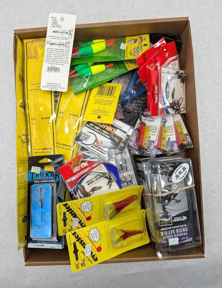 Asst. Hooks, Bait Tubes & Sinkers (1 of 1)