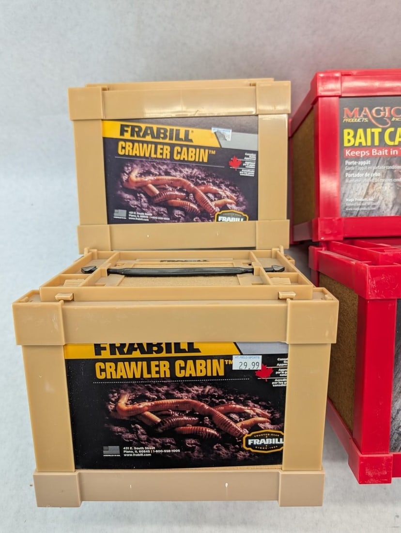 (8) Frabill Bait Carriers - 2