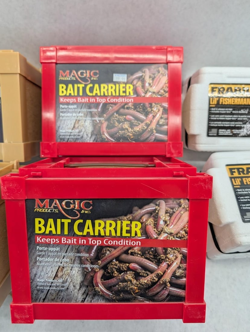 (8) Frabill Bait Carriers - 3