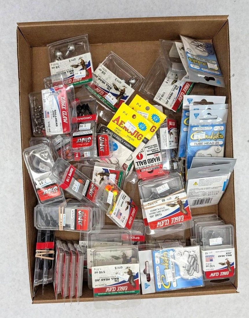Asst. Jig Heads: including Slider and VMC