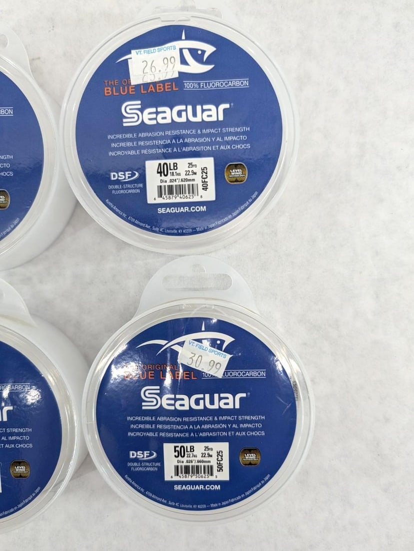 (4) Spools of Seaguar Fishing Line - 2
