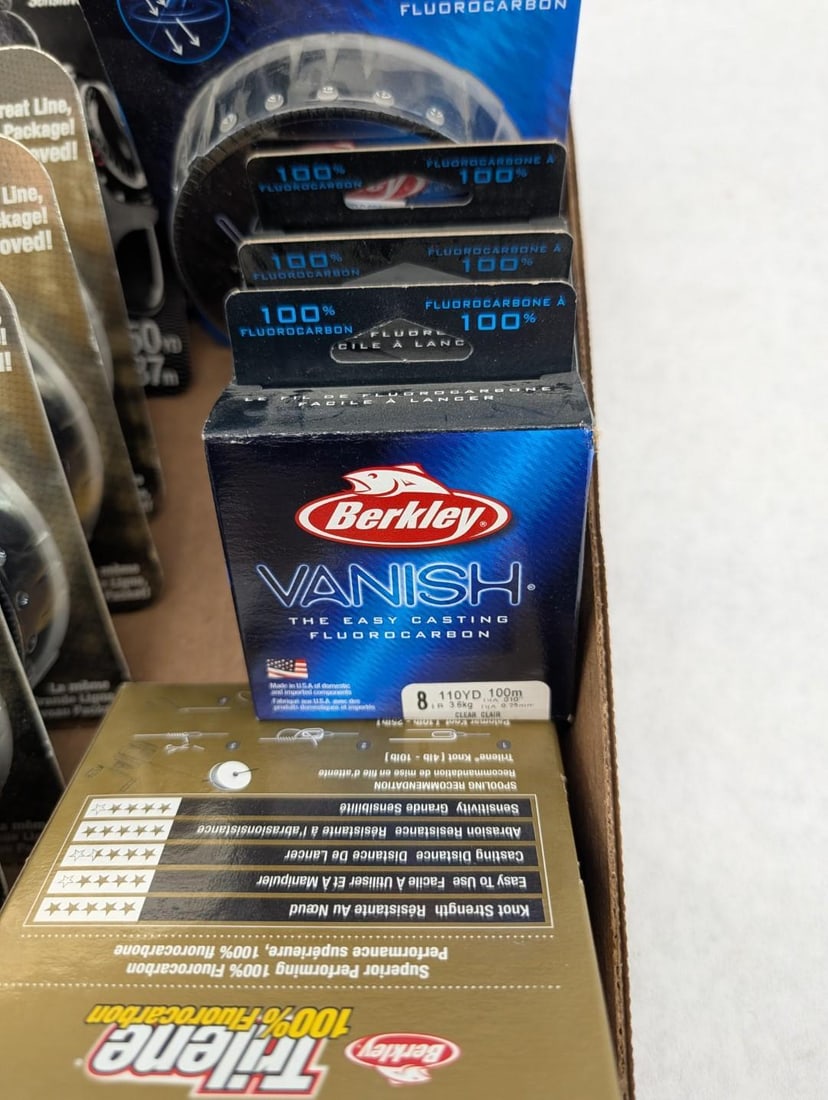 (20+/-) Spools of Berkley Fishing Line - 10