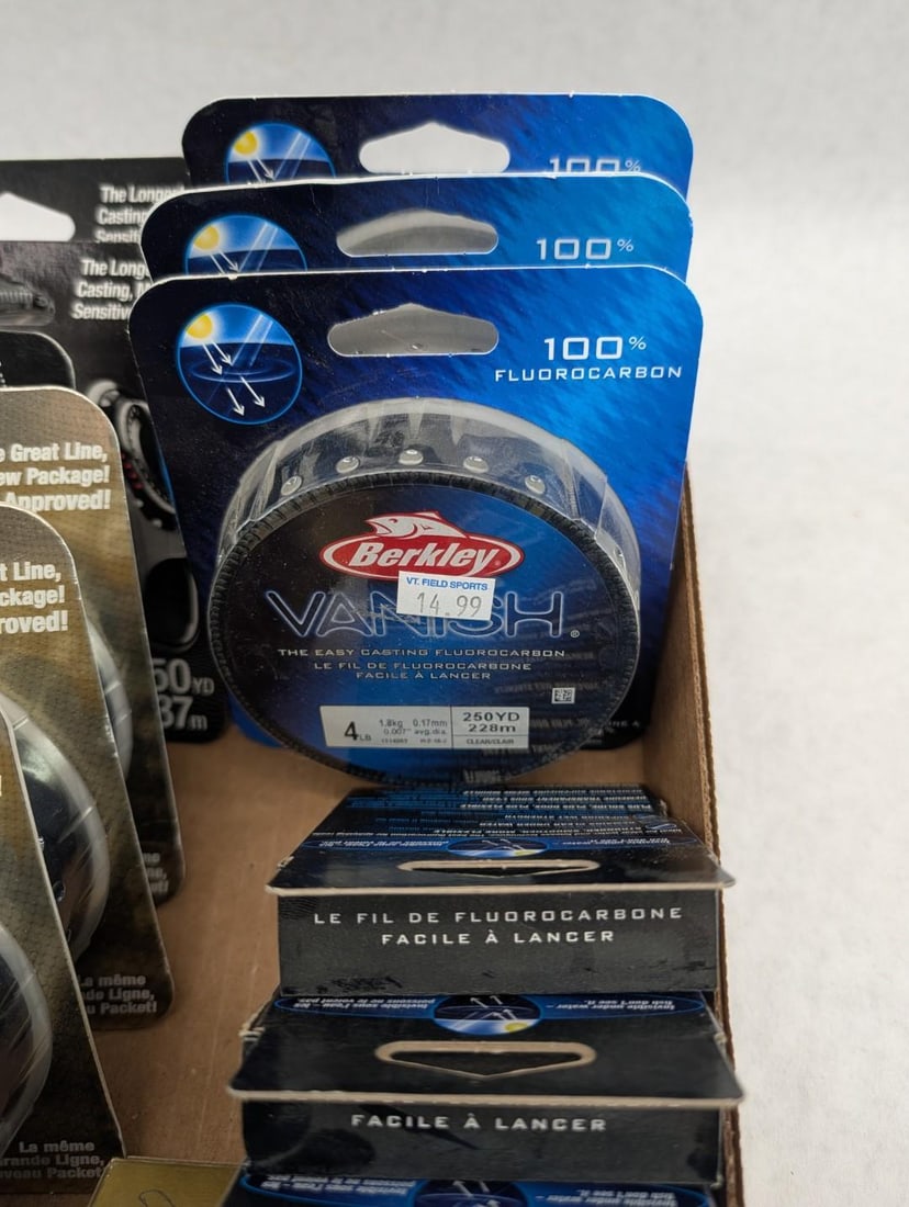 (20+/-) Spools of Berkley Fishing Line - 11