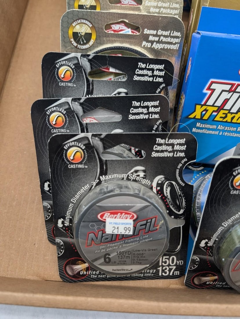(20+/-) Spools of Berkley Fishing Line - 2