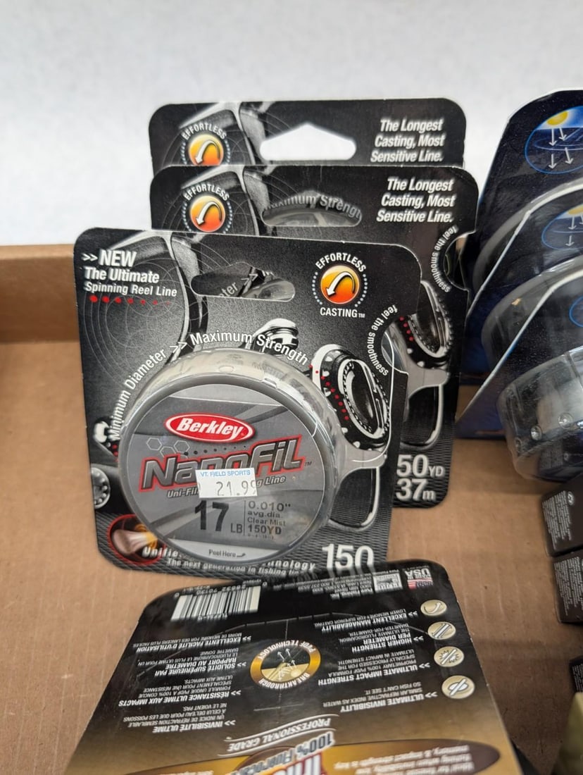 (20+/-) Spools of Berkley Fishing Line - 4