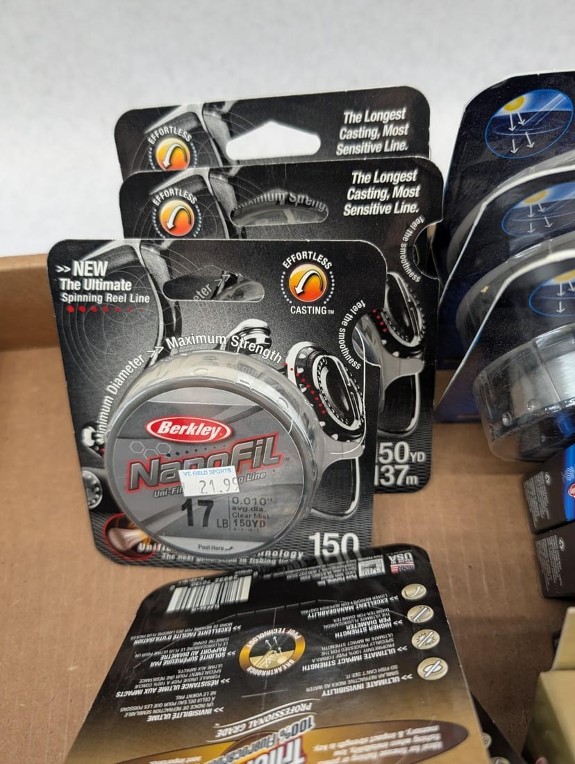 (20+/-) Spools of Berkley Fishing Line - 5
