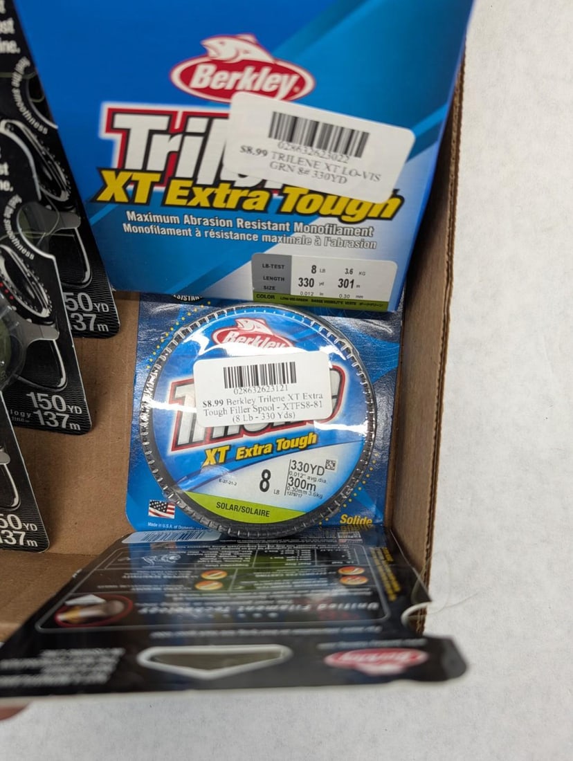 (20+/-) Spools of Berkley Fishing Line - 7