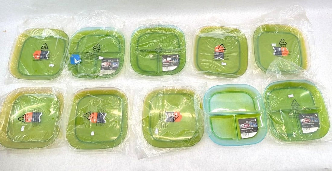 (10) GSI Outdoors Divided Plates: NIB