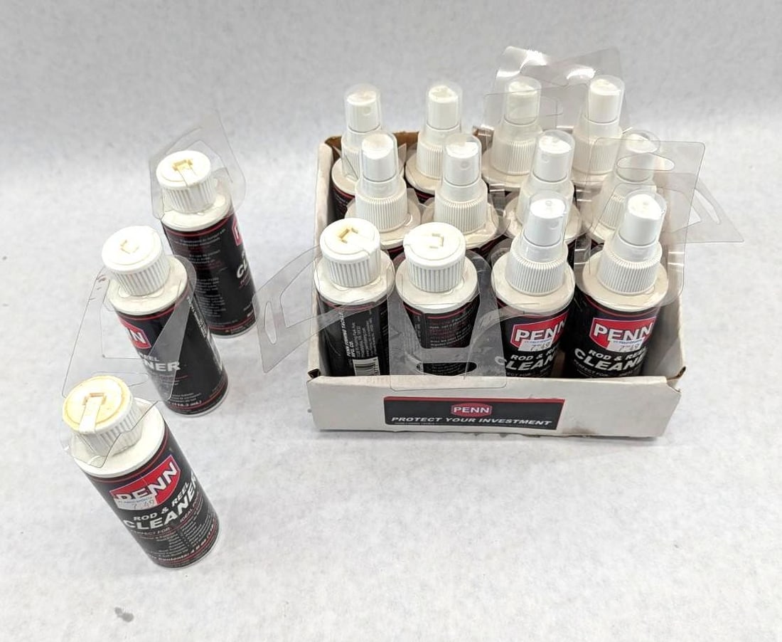 (15) Bottles of Penn Rod & Reel Cleaner: (10) spray bottles, (5) squeeze bottles