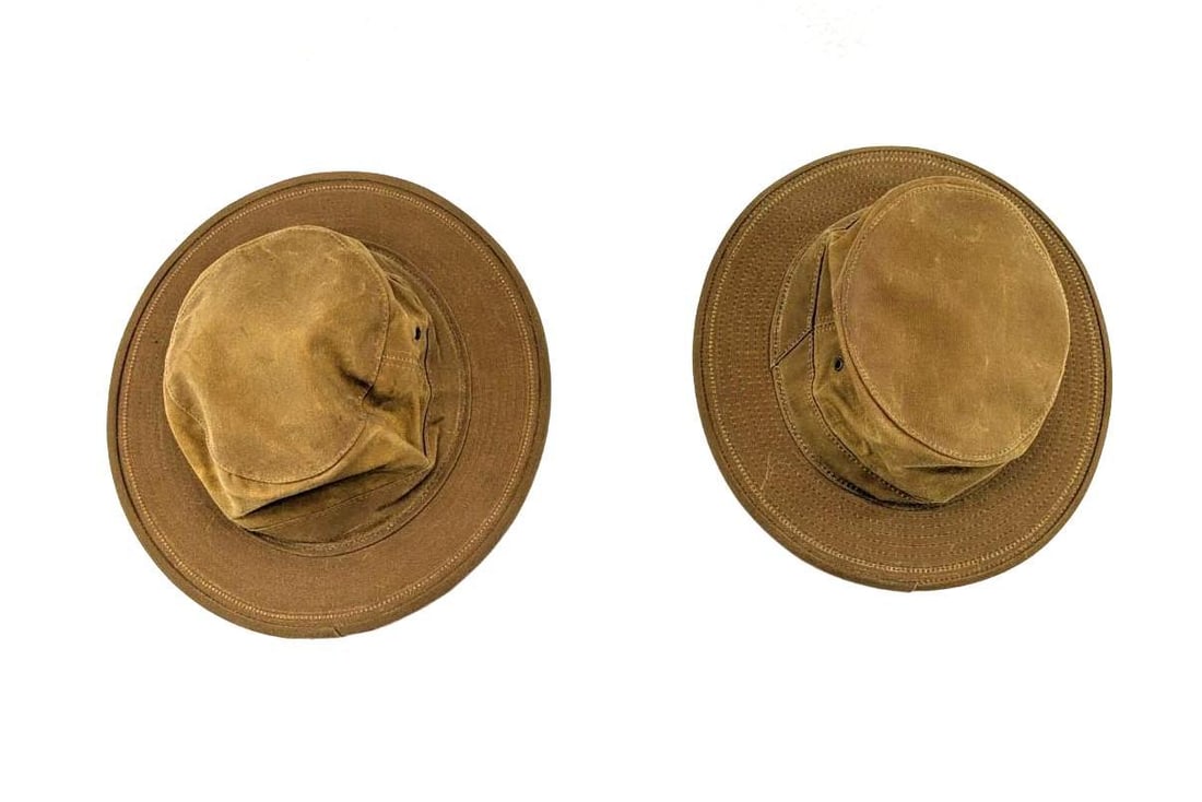 (2) Filson Original Tin Hat: Size M, both tan