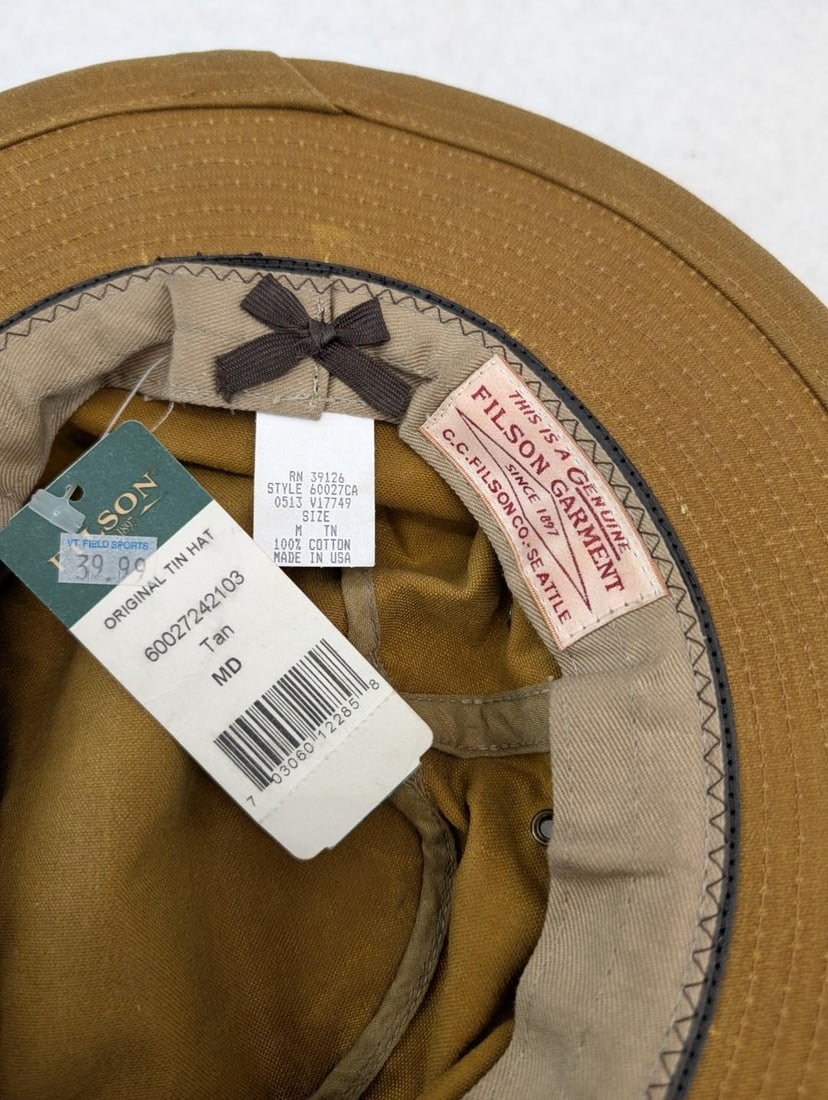 (2) Filson Original Tin Hat - 8