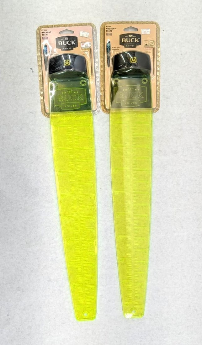 (2) Buck Knives NRG Illuminated Bump Boards: NIB