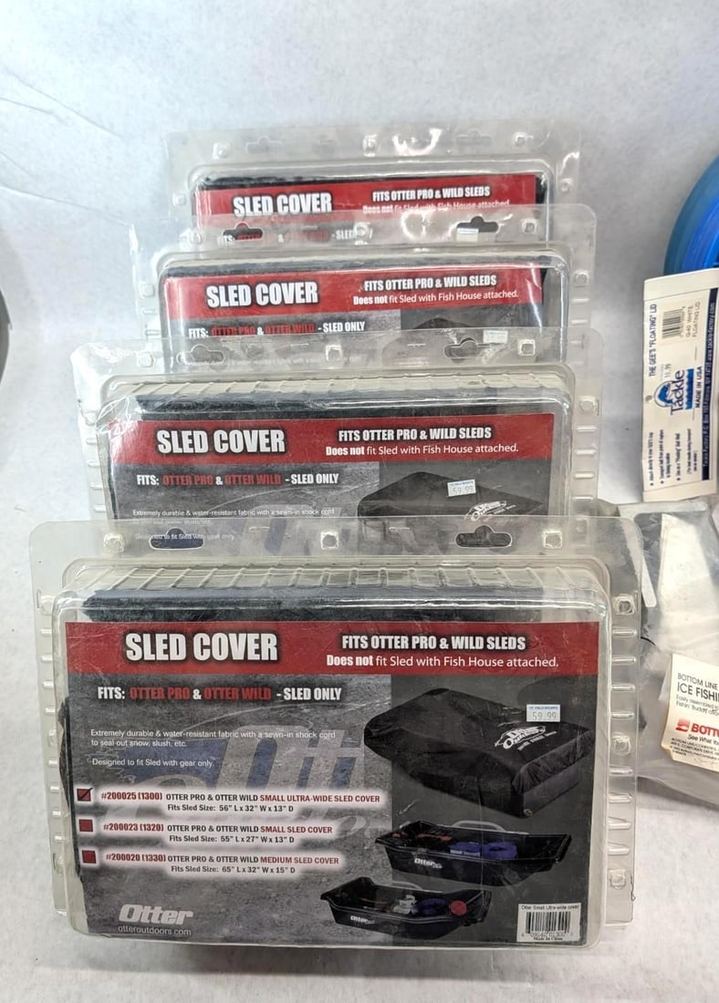Large Ice Fishing Lot - 2