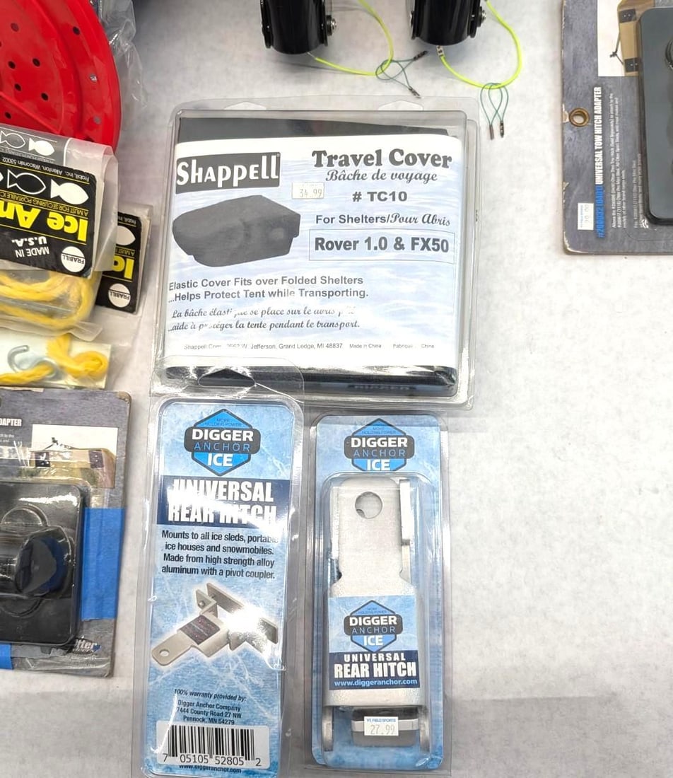 Large Ice Fishing Lot - 6