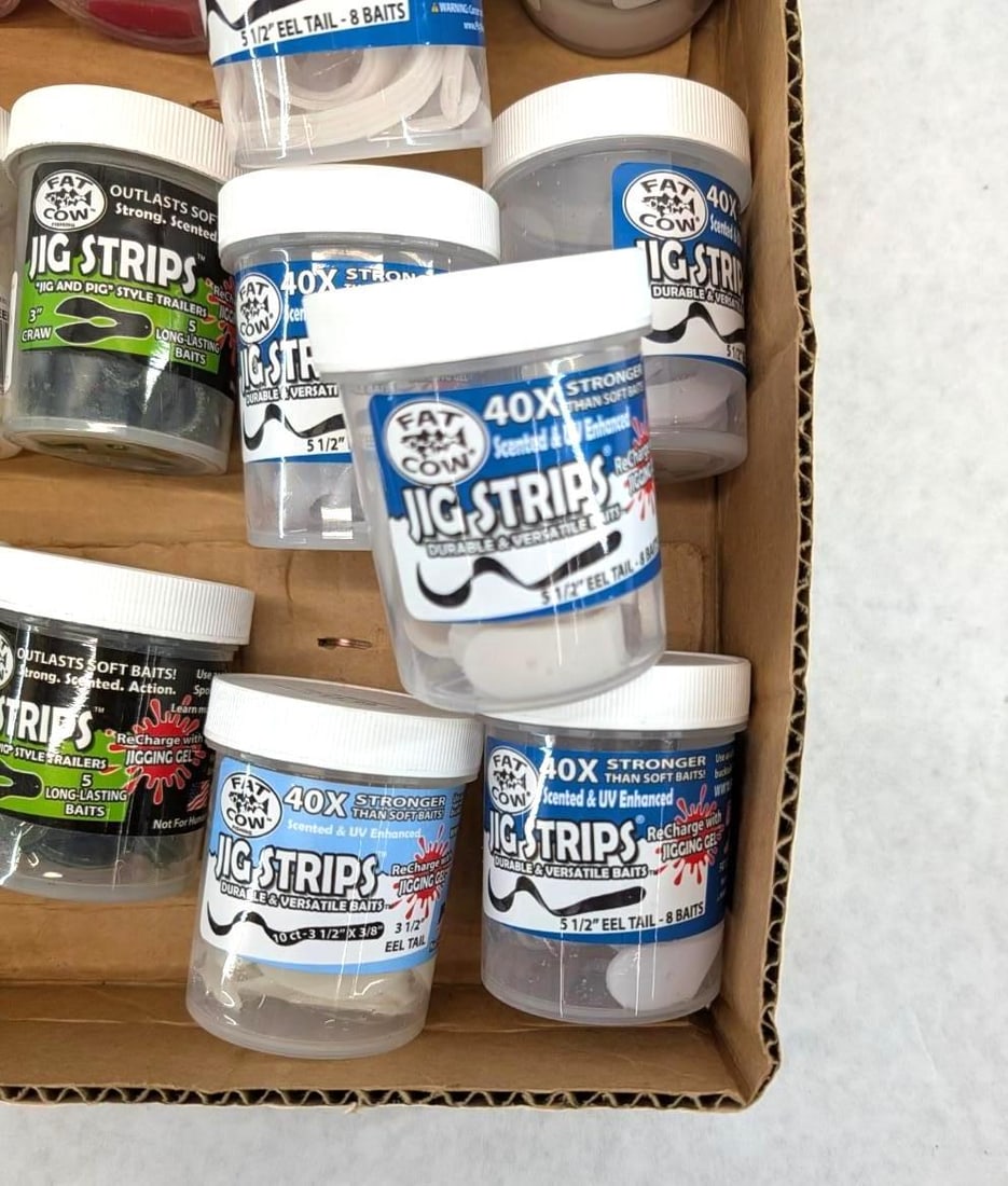 (14+/-) Packages of Fat Cow Jig Strips - 3