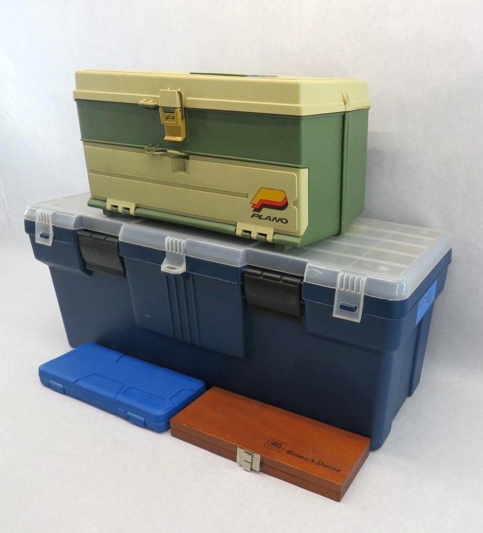 Range Box w/ Contents & Plano Tackle Box - 3