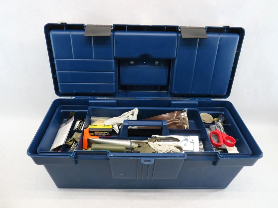 Range Box w/ Contents & Plano Tackle Box - 7