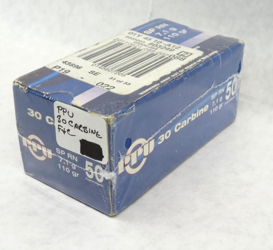 Box of PPU .30 Carbine - 3