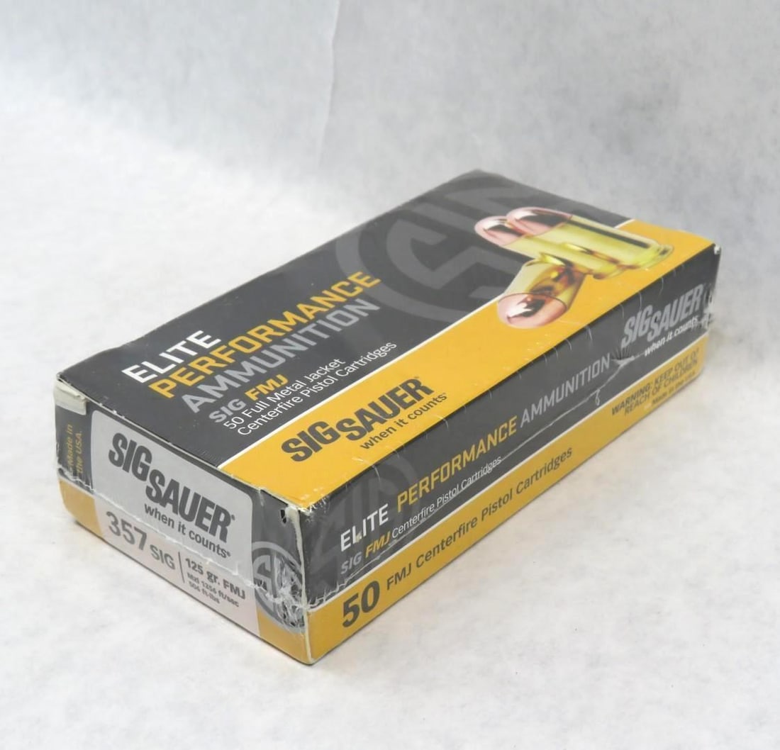 Box of .357 SIG Elite Performance - 3