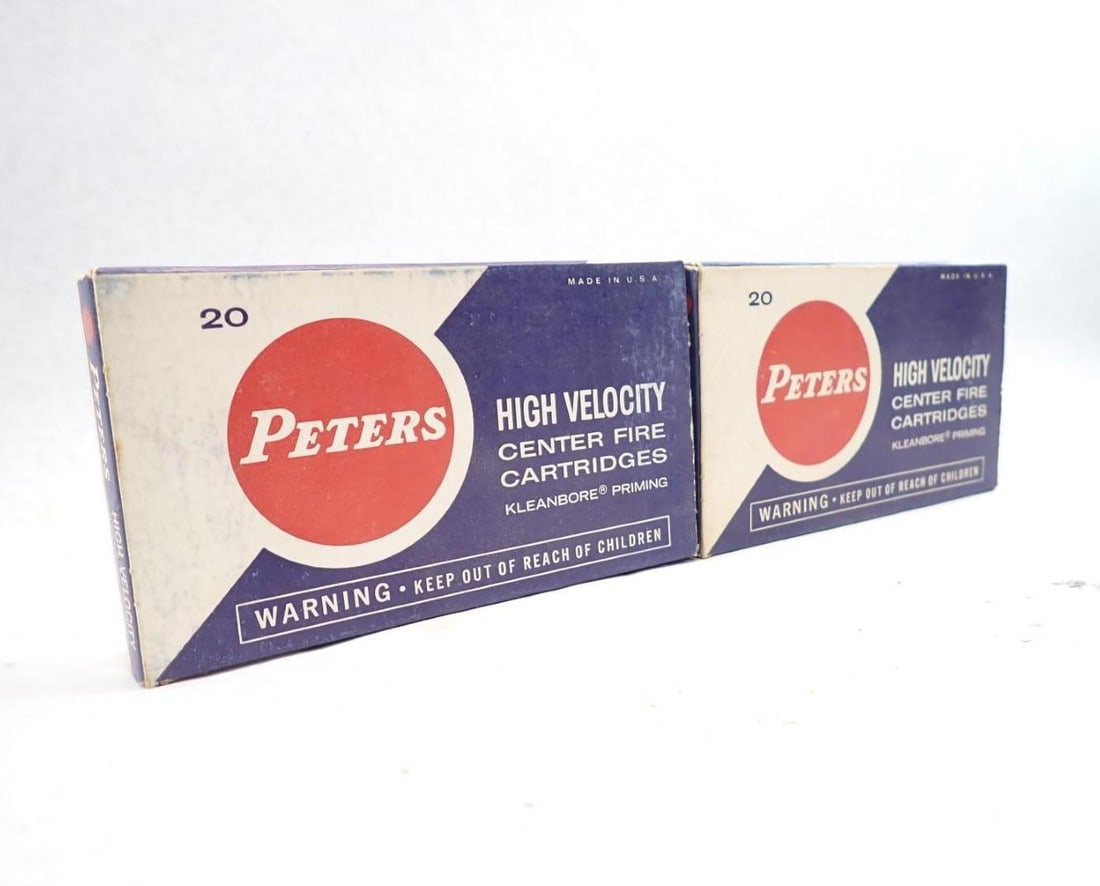 (2) Vintage Boxes of Peters .303 British Cartridges - 2